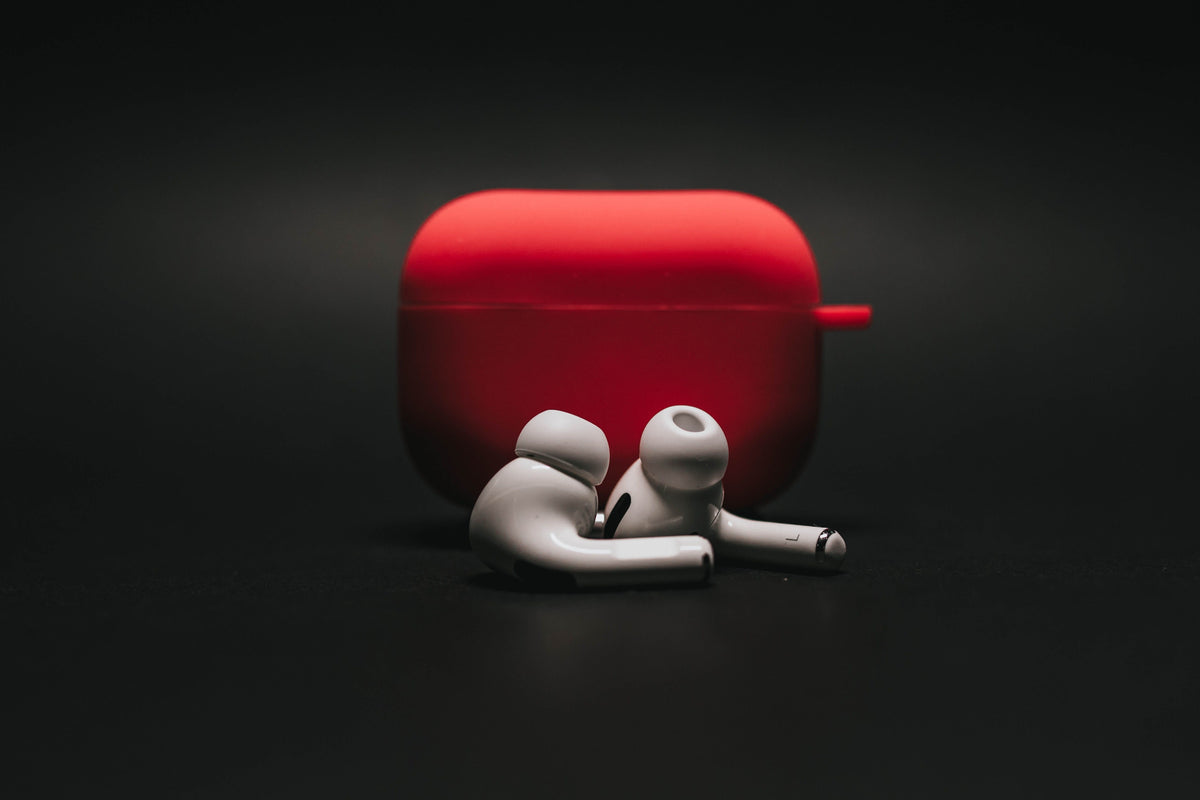 Wireless TWS earbuds in charging case