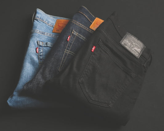 High-Waist Straight Leg Jeans