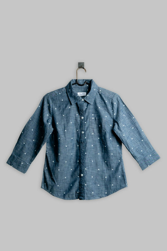 Striped Button-Down Shirt